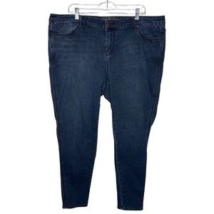 Melissa McCarthy x‎ Seven 7 Jeans Women 24W Blue Classic Legging Skinny Casual